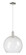 Arcadia One Light Mini Pendant in Polished Nickel (405|716-1P-PN-G124-14)