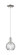 Arcadia One Light Mini Pendant in Polished Nickel (405|716-1P-PN-G1215-6)