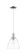 Arcadia One Light Mini Pendant in Polished Chrome (405|716-1P-PC-GBD-92)