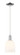 Arcadia One Light Mini Pendant in Polished Chrome (405|716-1P-PC-G558-6GWH)
