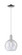 Arcadia One Light Mini Pendant in Polished Chrome (405|716-1P-PC-G124-8)