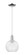 Arcadia One Light Mini Pendant in Polished Chrome (405|716-1P-PC-G122-8)