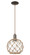 Arcadia One Light Mini Pendant in Oil Rubbed Bronze (405|716-1P-OB-G122-10RB)