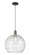 Arcadia One Light Mini Pendant in Oil Rubbed Bronze (405|716-1P-OB-G1213-14CL)