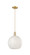 Arcadia One Light Mini Pendant in Champagne Bronze (405|716-1P-CB-G1216-12WM)