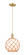 Arcadia One Light Mini Pendant in Champagne Bronze (405|716-1P-CB-G121-10RB)