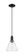 Arcadia One Light Mini Pendant in Matte Black (405|716-1P-BK-GBC-84)