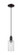 Arcadia One Light Mini Pendant in Matte Black (405|716-1P-BK-G804)