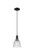 Arcadia One Light Mini Pendant in Matte Black (405|716-1P-BK-G382)