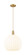 Arcadia One Light Mini Pendant in Brushed Brass (405|716-1P-BB-G1217-14WV)