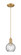 Arcadia One Light Mini Pendant in Brushed Brass (405|716-1P-BB-G1215-6)