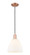Arcadia One Light Mini Pendant in Antique Copper (405|716-1P-AC-GBD-91)