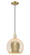 Arcadia One Light Mini Pendant in Antique Brass (405|716-1P-AB-G128-10)