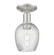 Arcadia One Light Semi-Flush Mount in Brushed Satin Nickel (405|716-1C-SN-G292)