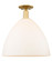 Arcadia One Light Semi-Flush Mount in Satin Gold (405|716-1C-SG-GBD-161)