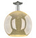 Arcadia One Light Semi-Flush Mount in Polished Nickel (405|716-1C-PN-G128-14)