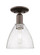 Arcadia One Light Semi-Flush Mount in Oil Rubbed Bronze (405|716-1C-OB-GBD-754)