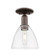 Arcadia One Light Semi-Flush Mount in Oil Rubbed Bronze (405|716-1C-OB-GBD-752)