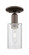 Arcadia One Light Semi-Flush Mount in Oil Rubbed Bronze (405|716-1C-OB-G804)