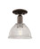 Arcadia One Light Semi-Flush Mount in Oil Rubbed Bronze (405|716-1C-OB-G422)