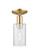 Arcadia One Light Semi-Flush Mount in Champagne Bronze (405|716-1C-CB-G804)