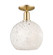 Arcadia One Light Semi-Flush Mount in Champagne Bronze (405|716-1C-CB-G1216-10WM)