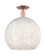 Arcadia One Light Semi-Flush Mount in Antique Copper (405|716-1C-AC-G1216-14WM)