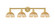 Edison Four Light Bath Vanity in Satin Gold (405|616-4W-SG-NBD2-75-NAT)