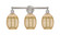 Edison Three Light Bath Vanity in Brushed Satin Nickel (405|616-3W-SN-G459-6ME)