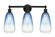 Edison Three Light Bath Vanity in Matte Black (405|616-3W-BK-G480-6SB)