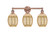 Edison Three Light Bath Vanity in Antique Copper (405|616-3W-AC-G459-6ME)