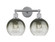 Edison Two Light Bath Vanity in Polished Chrome (405|616-2W-PC-G483-8SL)