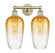 Edison Two Light Bath Vanity in Antique Brass (405|616-2W-AB-G484-7AM)