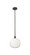Edison One Light Mini Pendant in Oil Rubbed Bronze (405|616-1S-OB-G481-10OP)