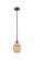 Edison One Light Mini Pendant in Oil Rubbed Bronze (405|616-1S-OB-G459-6ME)