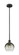 Edison One Light Mini Pendant in Matte Black (405|616-1S-BK-G483-8SL)