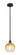 Edison One Light Mini Pendant in Matte Black (405|616-1S-BK-G483-8AM)