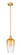 Edison One Light Mini Pendant in Brushed Brass (405|616-1S-BB-G484-7AM)