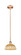 Edison One Light Mini Pendant in Antique Copper (405|616-1S-AC-NBD2-9-NAT)