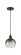 Edison One Light Mini Pendant in Oil Rubbed Bronze (405|616-1P-OB-G483-8SL)