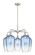 Ballston Five Light Chandelier in Satin Nickel (405|516-5CR-SN-G484-7SB)