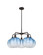 Ballston Five Light Chandelier in Oil Rubbed Bronze (405|516-5CR-OB-G481-10SB)