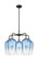 Ballston Five Light Chandelier in Black Antique Brass (405|516-5CR-BAB-G484-7SB)