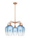 Ballston Five Light Chandelier in Antique Copper (405|516-5CR-AC-G484-7SB)