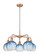 Ballston Five Light Chandelier in Antique Copper (405|516-5CR-AC-G483-8SB)