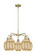Ballston Five Light Chandelier in Antique Brass (405|516-5CR-AB-G459-6ME)