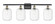 Ballston Four Light Bath Vanity in Black Antique Brass (405|516-4W-BAB-G460-7CL)