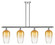 Ballston Four Light Island Pendant in Polished Chrome (405|516-4I-PC-G484-7AM)