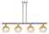 Ballston Four Light Island Pendant in Polished Chrome (405|516-4I-PC-G483-8AM)