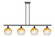 Ballston Four Light Island Pendant in Oil Rubbed Bronze (405|516-4I-OB-G483-8AM)